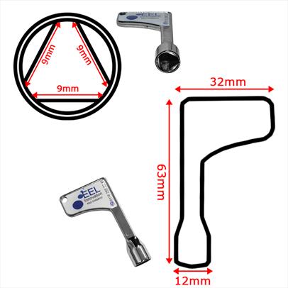 Euro Lock Key EEL DIAGRAM