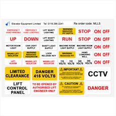 Various Lift Specific Labels Detail Page