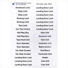 Various Lift Labels Detail Page