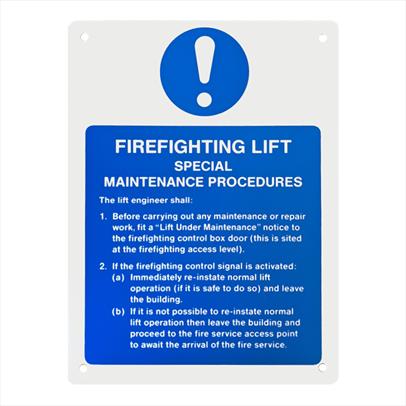 Firefighting Lift Notice