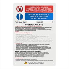 Hand Lowering Notice - Hydraulic Detail Page