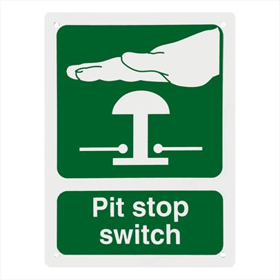 Pit Stop Switch Notice