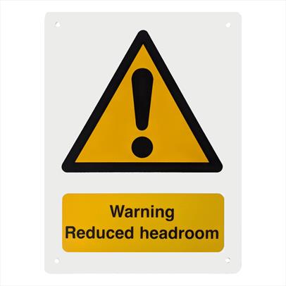 Reduced Headroom Notice