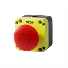 Self Monitored Emergency Stop Switch - Push/Pull Release - 60mm Flag Detail Page