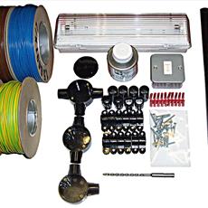 Emergency Light Kit - With LED Bulkhead - PVC or Galvanised Fittings Detail Page