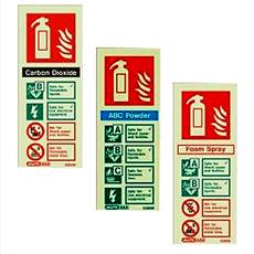 Fire Extinguisher Signs - Carbon Dioxide - Powder - Foam Detail Page