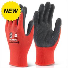 Multi-Purpose Latex Rubber Palm Coated Cut Level 0 Red Detail Page