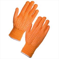 Orange Criss-Cross Gloves - XL Detail Page