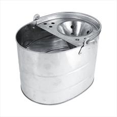 Galvanised Metal Mop Bucket With Wringer Detail Page