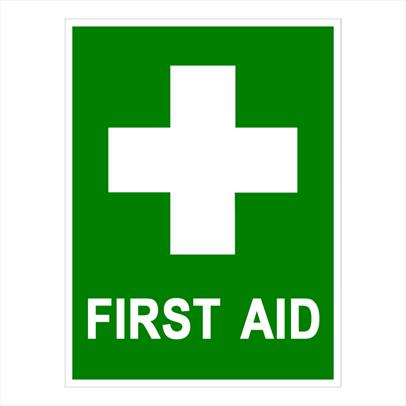 First aid sign