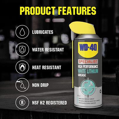 white lithium wd40 about