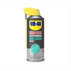 WD-40 Specialist Range High Performance White Litium Grease - Cable, Chain & Bearing Lubricant - 400ML Detail Page