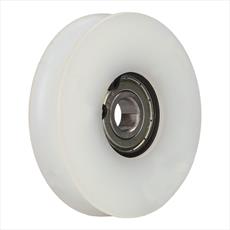 HAMMOND & CHAMPNESS - Nylon door hanger wheel / Curved track / 76mm diameter Detail Page