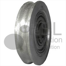 OTIS - Steel Door Hanger Wheel - Curved Track - Overall Diameter 83mm / Shaft Diameter 12.7mm Detail Page
