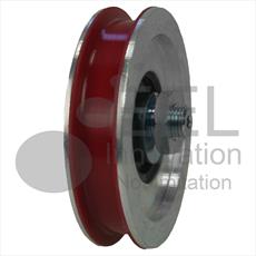 OTIS - Steel Door Hanger Wheel - Flat Track - Overall Diameter 88mm / Roller width 20.5mm Detail Page