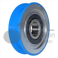 OTIS - Steel Landing Door Hanger Roller with Polyurethene Tyre(Flat Track) - 71 OD x 18W x 20ID Detail Page