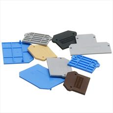 Terminal End Plates - 2.5 - 4mm Grey Detail Page