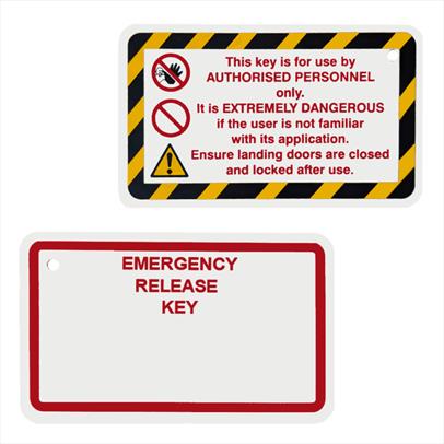 Emergency Release Key Notice